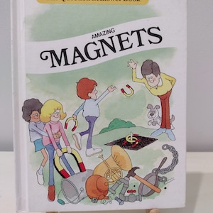 The Question& Answer Book Amazing Magnets 1983 Troll Associates Book Hardcover