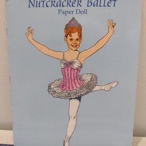 Dover Nutcracker Ballet Paper Doll by Tom Tierney 1997 Clara & 8 Outfits Uncut