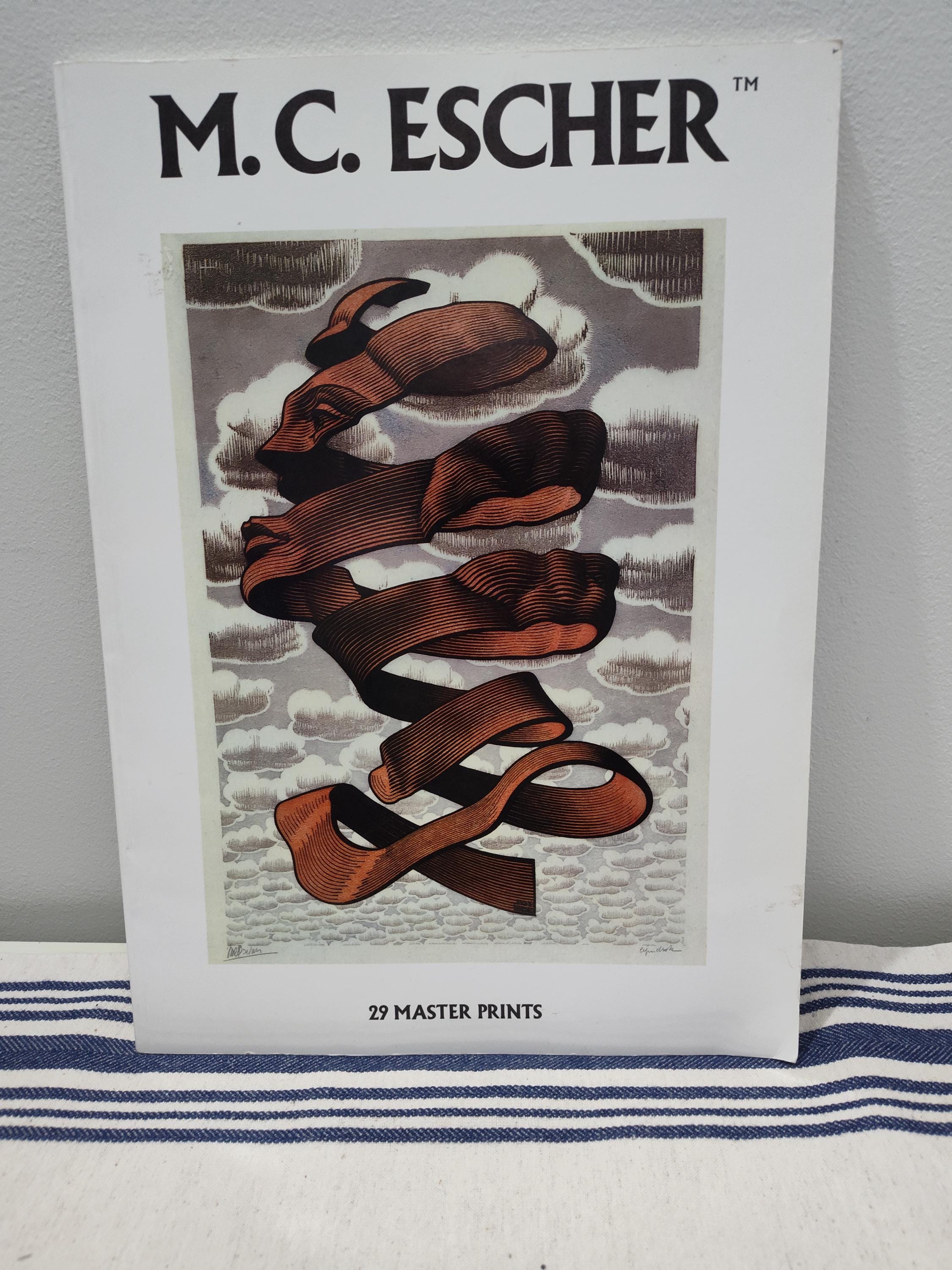 M.C.ESCHER 29 Master Prints 1981 Coffee Table Book 14.5 X 10.5 