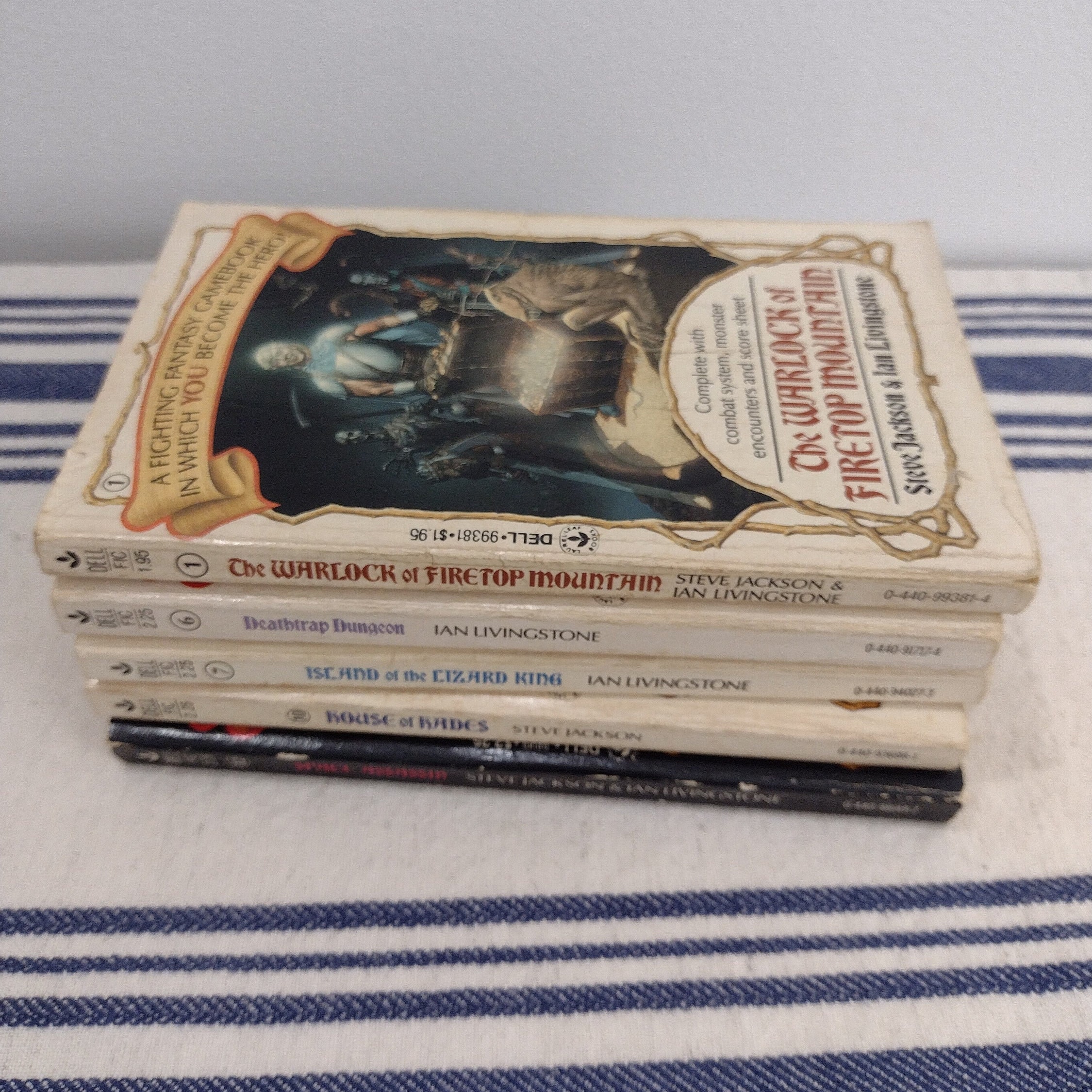 Fighting Fantasy Gamebooks Steve Jackson Ian Livingstone