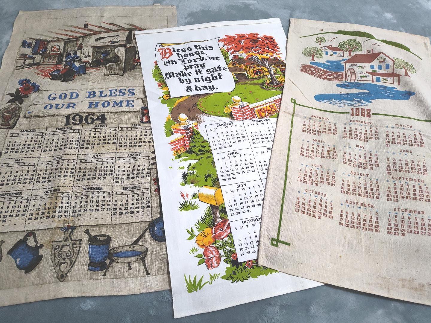 1964 Calendar - Etsy