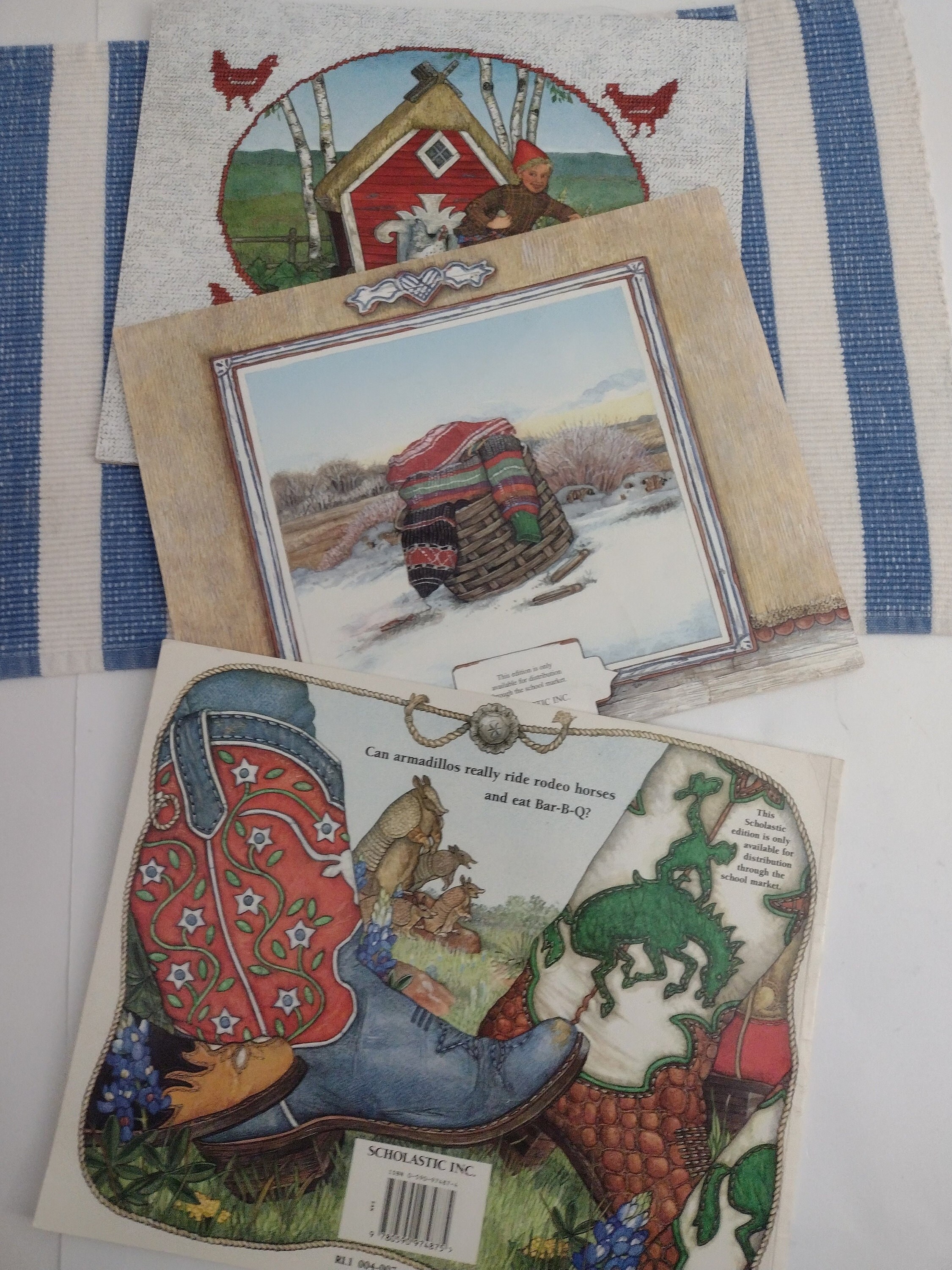 Jan Brett Armadillo Rodeo Hedgie's Surprise the Hat - Etsy