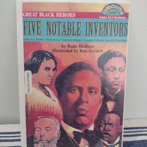 1995 Hello Reader! Great Black Heroes- Five Notable Inventors Level 4 Grades 2 & 3 Nonfiction