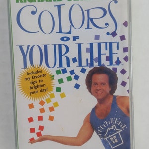 Vintage 1998 Richard Simmons Colors of Your Life Cassette Audio Tape Unopened