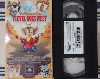 An American Tail Fievel Goes West VHS Video Tape Movie 1991 Rated G