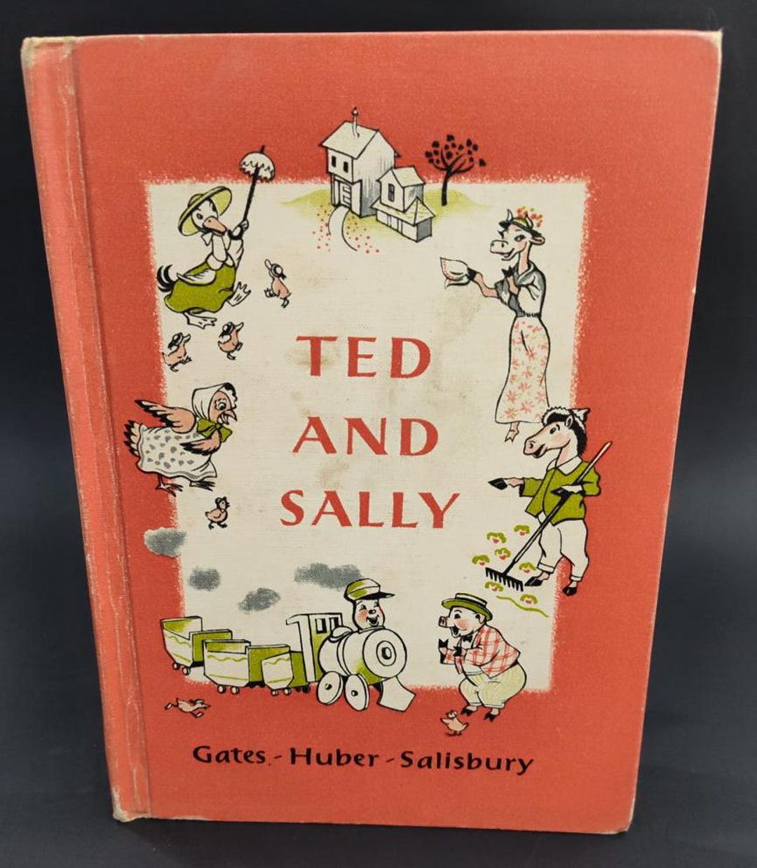 Vintage School Reader 1960 Ted and Sally Gates Huber Salisbury ...
