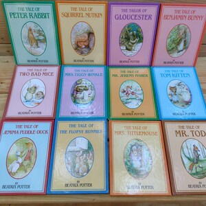 1989 Classic Beatrix Potter 21 Books Hardcover Original Illustrations Peter Rabbit and Friends
