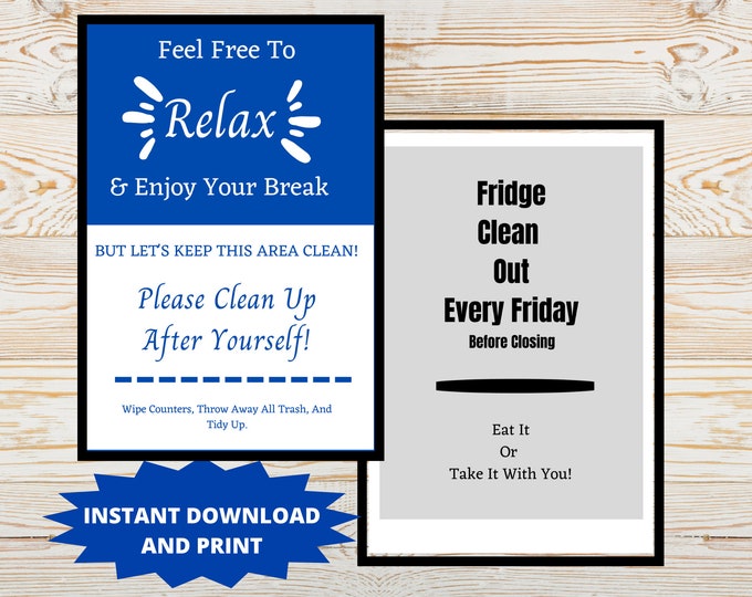 Keep Area Clean Signs 2 Printable - Il 680x540.4142593729 B1o0 