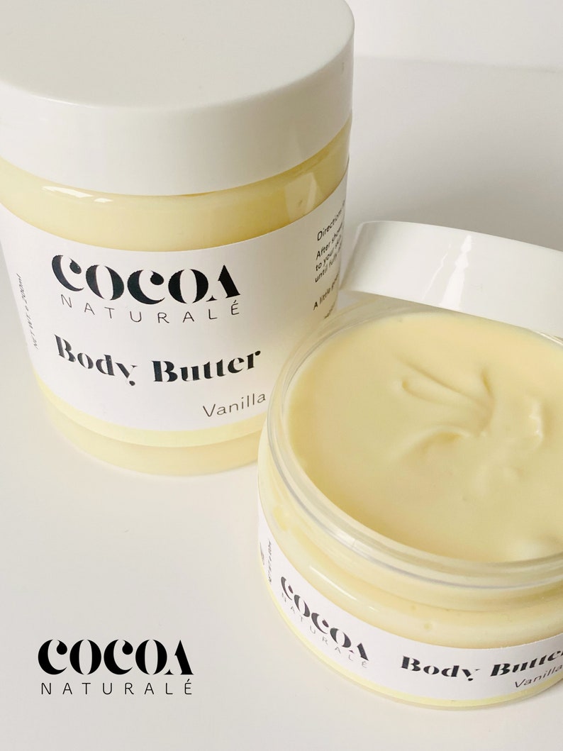 Sweet Vanilla Body Butter Cream Whipped Butter Body Butter Shea Butter