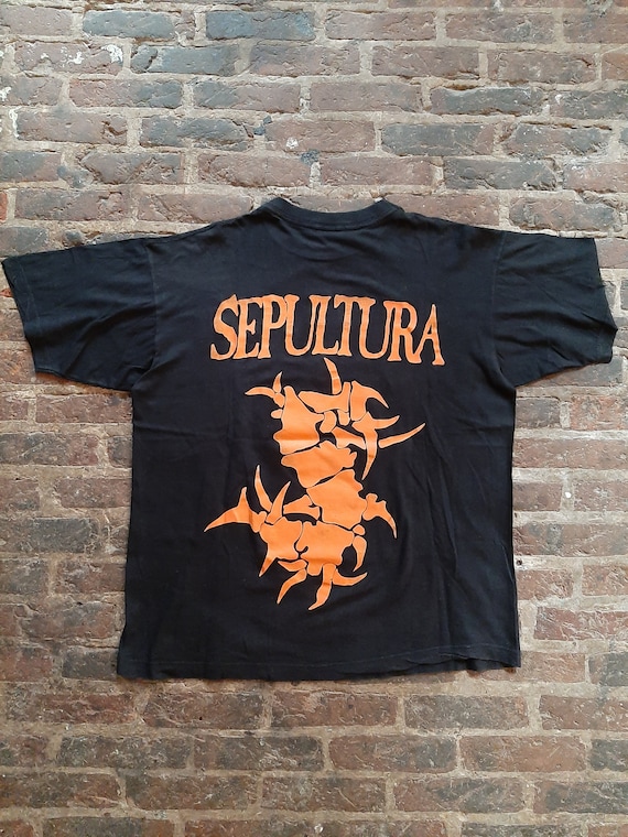 Vintage Sepultura t-shirt 90s - image 3