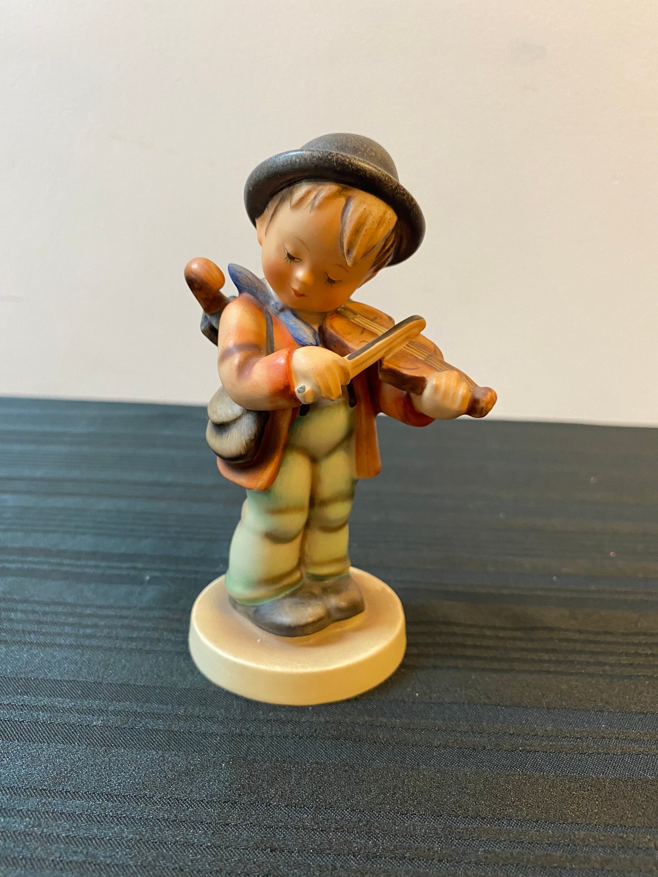 Hummel Figurine of Boy Playing Violin. Marked Western Etsy