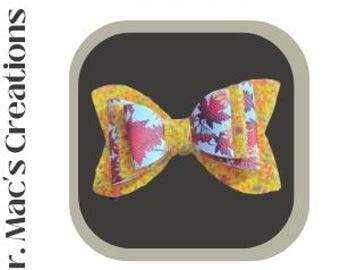 Fall Leaves Bow