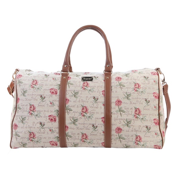 Signare Tapestry Rose Pink - Big Holdall Bag