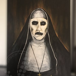 Valak painting replica print canvas (demon nun, the conjuring)