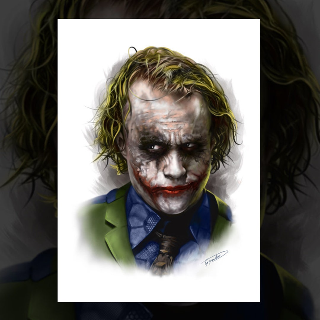 サイドショウ  アートプリント  ダークナイト  ジョーカー 混沌のエージェント 絵画 アートプリント ジョーカー ヒース・レジャー