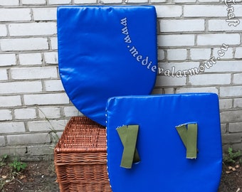 Soft armor triangular shield for Buhurt. Training equipment for Buhurt International/IMCF (buhurt) and historical fencing training.