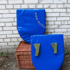 Soft armor triangular shield for Buhurt. Training equipment for Buhurt International/IMCF (buhurt) and historical fencing training.