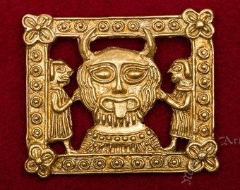 Dutch Medieval badge replica. Pilgrim pin for a hat or a cloak, for Renaissance costume 14th-15th centuries.