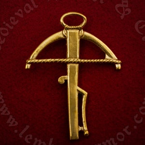 Medieval Pilgrim Badge Crossbow. A copy of the find the Netherlands, 14th-15th centuries. Perfect gift for reenactors!