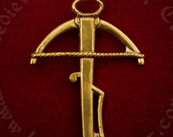 Medieval Pilgrim Badge Crossbow. A copy of the find the Netherlands, 14th-15th centuries. Perfect gift for reenactors!