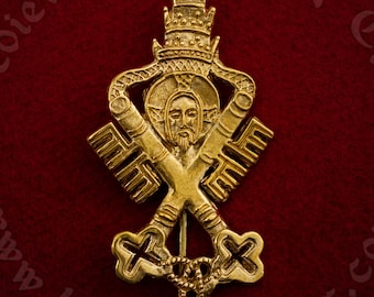Medieval Pilgrim Badge Keys of the Kingdom of Heaven. A copy of the find the Netherlands, 1450-1500. Perfect gift for reenactors!