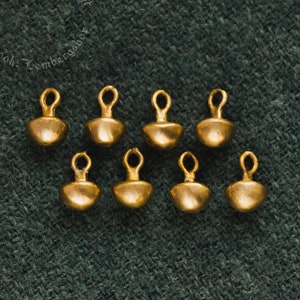 Medieval brass buttons 11th-15th centuries for the reenactment, SCA, cosplay. Perfectly decorate a medieval  costumes.