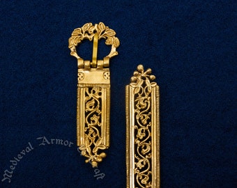 Medieval casting belt set replica 15th century, Germany. Suitable for a strap width of 23-25 mm.
