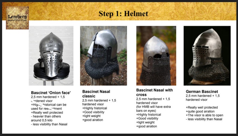Full set of knight armor Footman.Buhurt medieval armor, Ukrainian quality. HMB,IMCF, WMSF. Perfect for beginners from the helmet to shoes. imagem 9