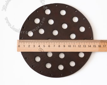 Leather Spacer for arrows (24 holes), insert for a medieval bag - quivers for archery. 14-th century reenactment.