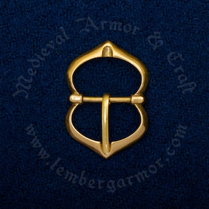 Medeltida spännereplika (1200-1400-tal) för kläder, skor och rustningar - 8-formad för 14-15 mm remmar