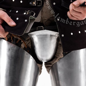 Medieval Armor Codpiece - Steel Jockstrap for Buhurt and Full-Contact Combat.