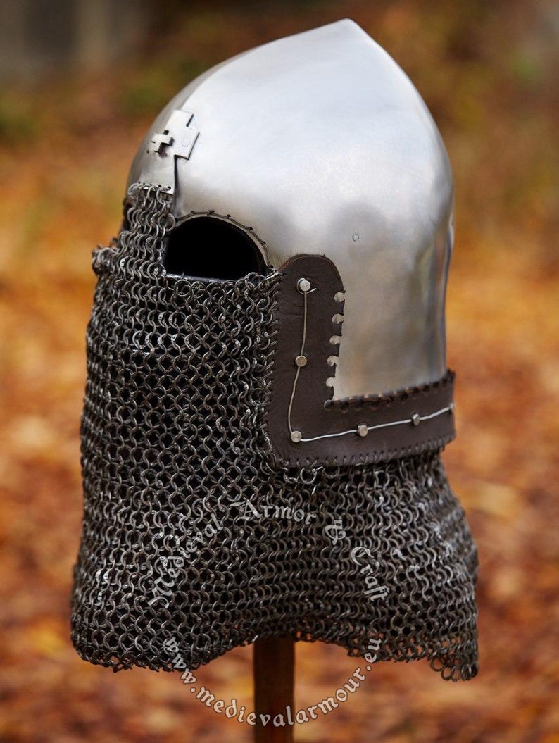 Medieval Helm Nasal With the Cross Attachment Etsy