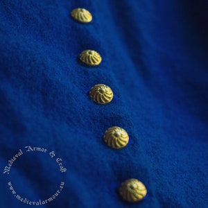 Medieval Gold (brass) Buttons 14th-15th Centuries for the Reenactment ...