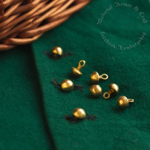 Medieval Exit Button Medieval Brass Buttons 11th-15th Centuries for the Reenactment, SCA ...