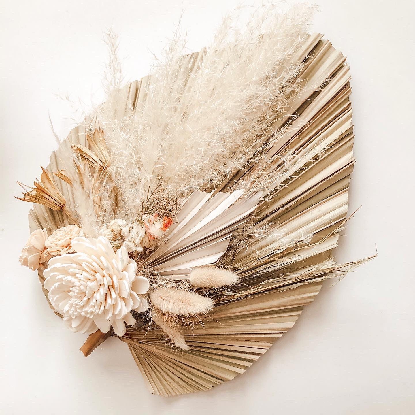 Dried floral wall hanging Etsy