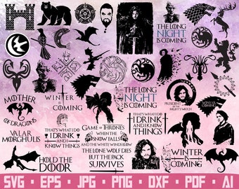 Game Of Thrones Cutting Files Etsy