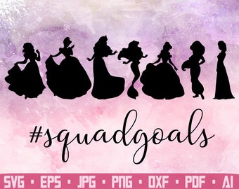 Free Free 349 Disney Princess Squad Svg SVG PNG EPS DXF File