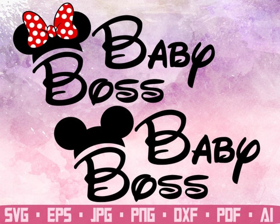 Baby Boss Baby Boss Svg Family Svg Mickey Mouse Svg Minnie Mouse