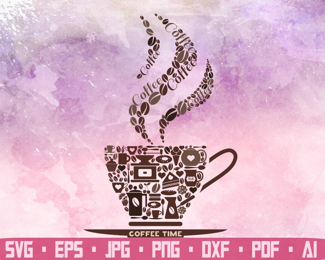 Coffee Time Coffee Mug Coffee Mug Coffee Svg Svg Coffee Gifts Etsy