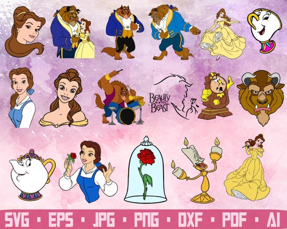 17 Beauty and the beast Beast Disney Beauty svg Couple shirts Disney princess Princess Disney svg Disney princesses Disney clipart