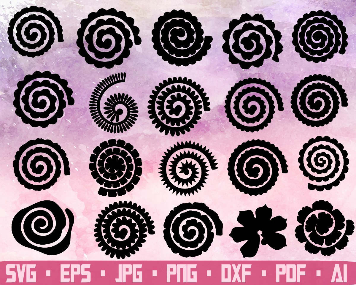 Download Rolled Flower Svg Paper Beads