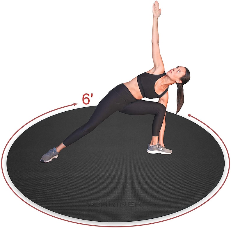 Pro Large Round High Density Exercise Mat 6 X 6mm for Etsy