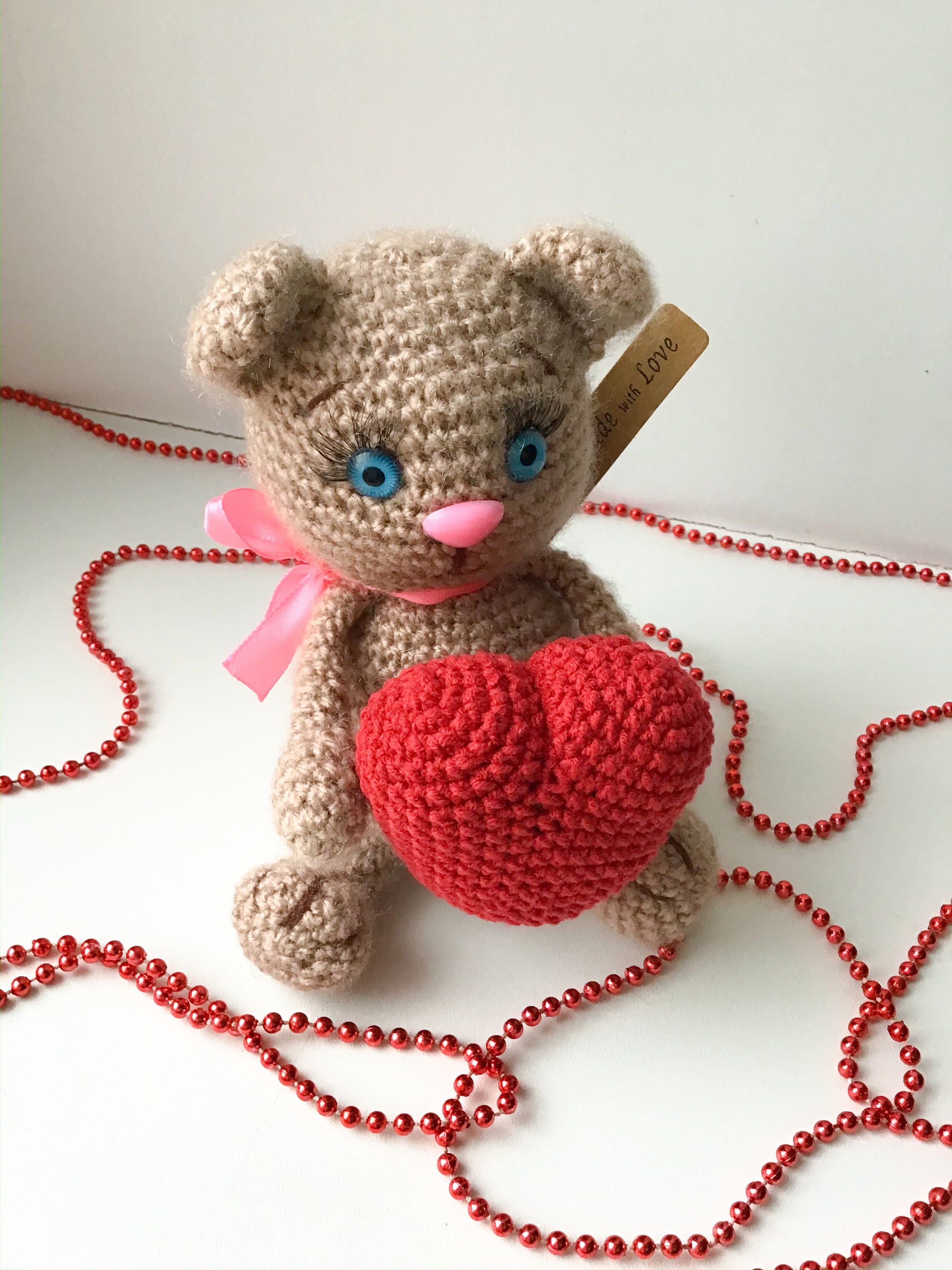AMIGURUMI heart pattern Crochet heart toy PDF pattern Etsy