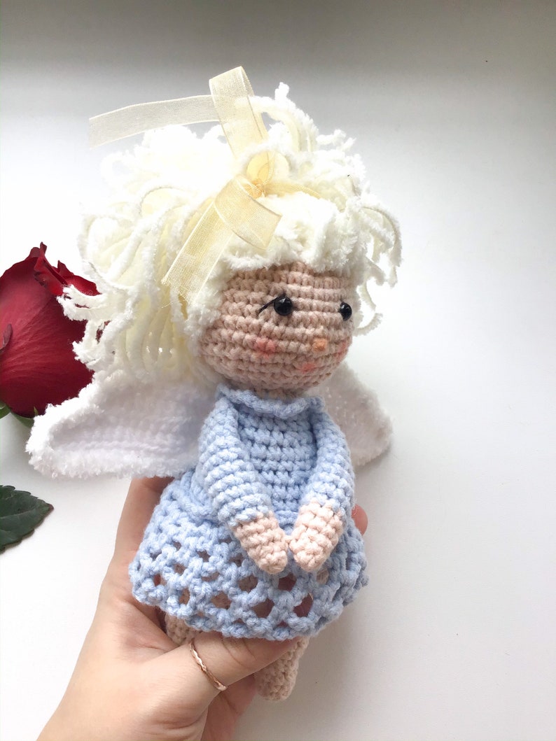 Amigurumi angel doll crochet angel toy angel doll gift | Etsy