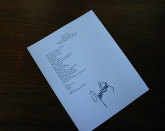 Joan Baez signed setlist 2019 Fare Thee Well Tour reprint