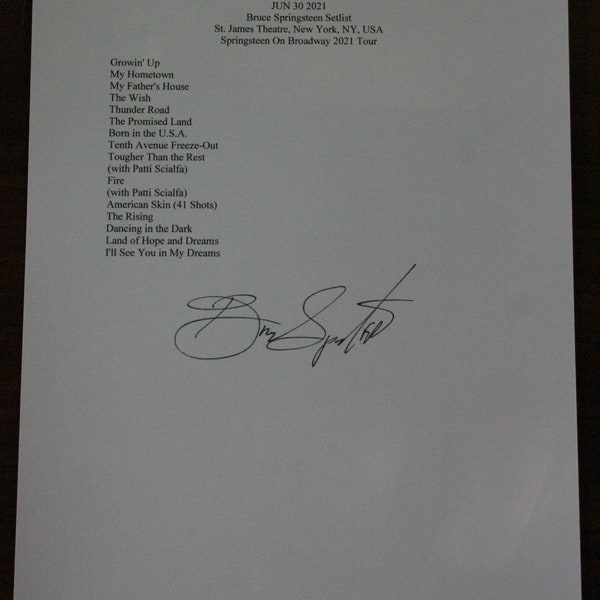 Bruce Springsteen Art Etsy