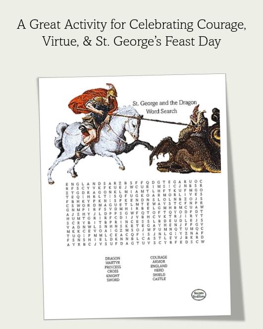 Catholic Saints Word Search Pack Printable Saint Activities for Kids ...