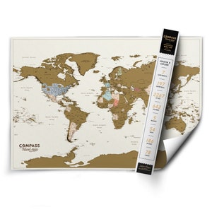 Weltkarte zum Rubbeln, Rubbel Weltkarte, Weltkarte zum Freirubbeln, Rubbel Landkarte, Rubbelkarte Welt, Scratch Weltkarte