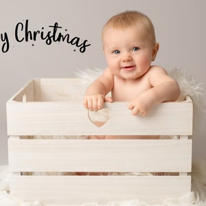 Geanimeerde Merry Christmas video overlay voor Photoshop-zwart & wit
