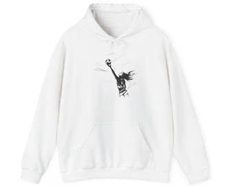 Volleybalhoodie - Unisex zware mix sweater, motiverend cadeau, sweatshirt basketballiefhebbers, trainingskleding, comfortkleding
